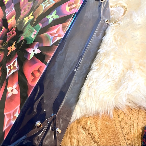 Louis Vuitton LV Large Shopping Bag Tote Crossbody Bag with PVC/TPU - Picture 6 of 12